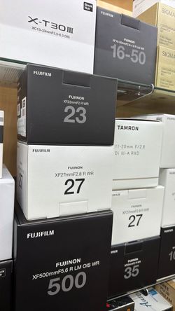 Fujifilm 27mm lens