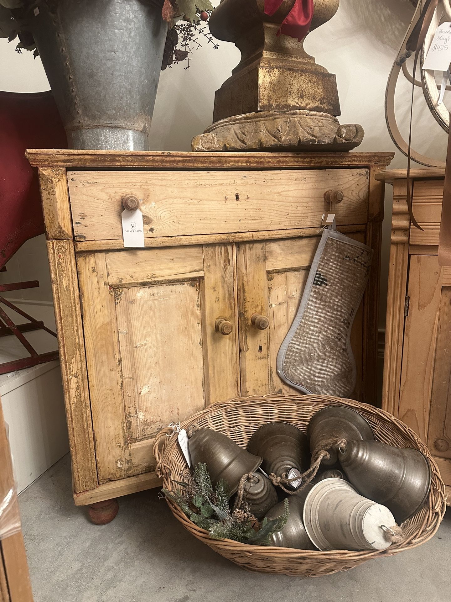 Antique European Pine Cabinets/dresser