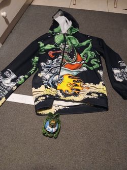 Rat Fink Jacket and Articulating Figure Excellent Condition