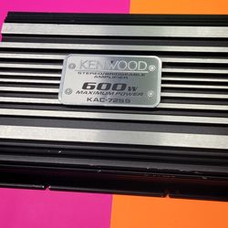 Kenwood Sub Amplifier 600wat