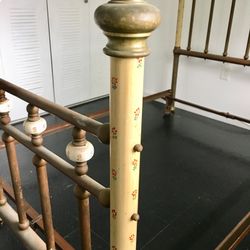 100 Year Old Brass Bed