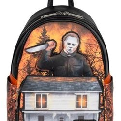 Loungefly Michael Myers House Glow Limited Edition Backpack New With Tags