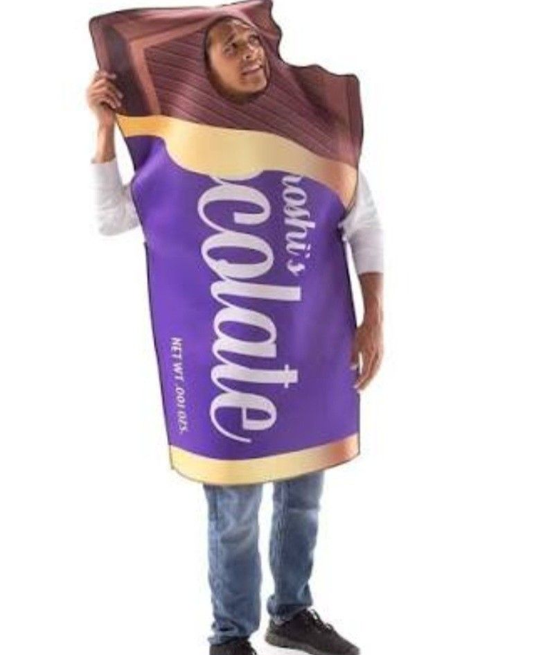 Wonka Bar Costume Chocolate Bar