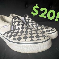 Kids Vans Checkered Slip on