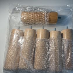 6 Wood furniture legs 6 “ inches