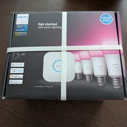 Phillips Hue Starter kit with hub and 4 bulbs