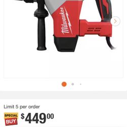 New Rotary Hammer Drill $350