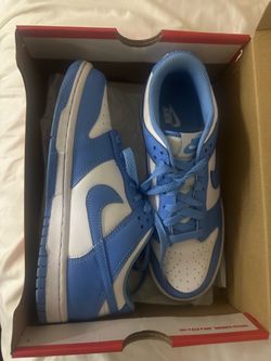 University blue nike dunks