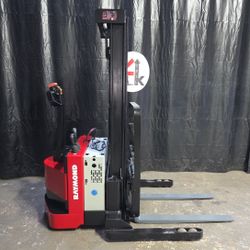 2023 Raymond RSS40 With New Battery, 3750 LB, 2-Stage Mast 128", Electric Pallet Stacker