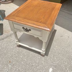 Broyhill Solid Wood End Table 