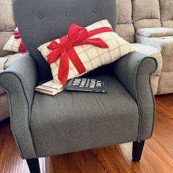 Nice gray color accent chair