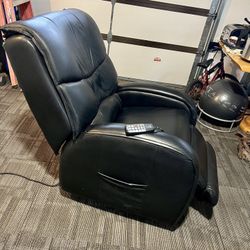 Leather Massage Chair (Black)