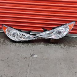 Chrome Projector Headlights for Hyundai Sonata 2011_2014