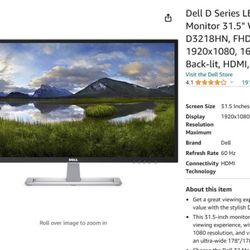 Del Monitor 32 Inch