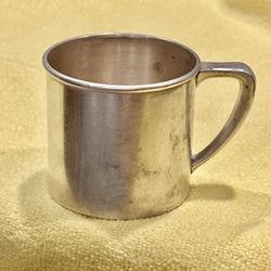Antique 1940c Silver Baby Cup Community 00300 - Estate Sale Nice.