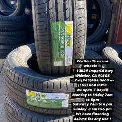 SET OF NEW TIRES, 235/60R16 TBB , INCLUDING MOUNTING AND BALANCING. ASK ME FOR ANY SIZE OR BRAND, LLANTAS NUEVAS