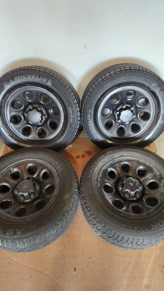 GM 17" OEM Wheels (steelies)