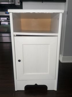 IKEA White Nightstand Side Table