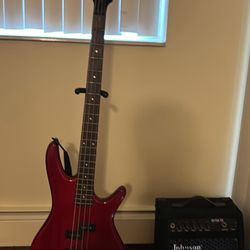 Ibanez Bass Guitar & Johnson Amp 