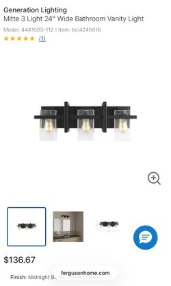 Generation Light Bathroom vanity light
