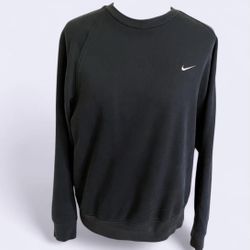 Vintage 1990s Nike Mini Swoosh Logo Crewneck Sweatshirt (Size adult Medium)