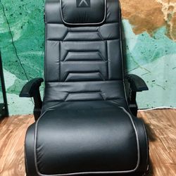 Like New X Rocker Pro Series H3 Black Leather Game Chair for