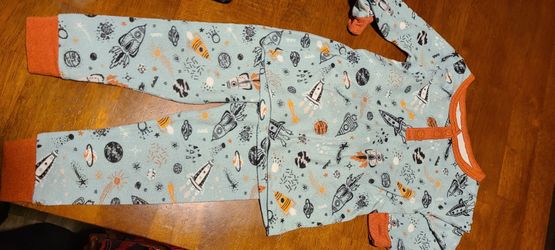 Kids Space Print Pajama Set