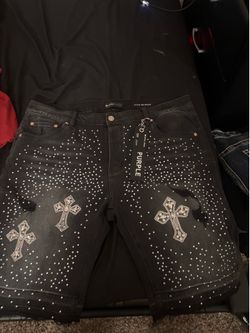 Purple jeans
