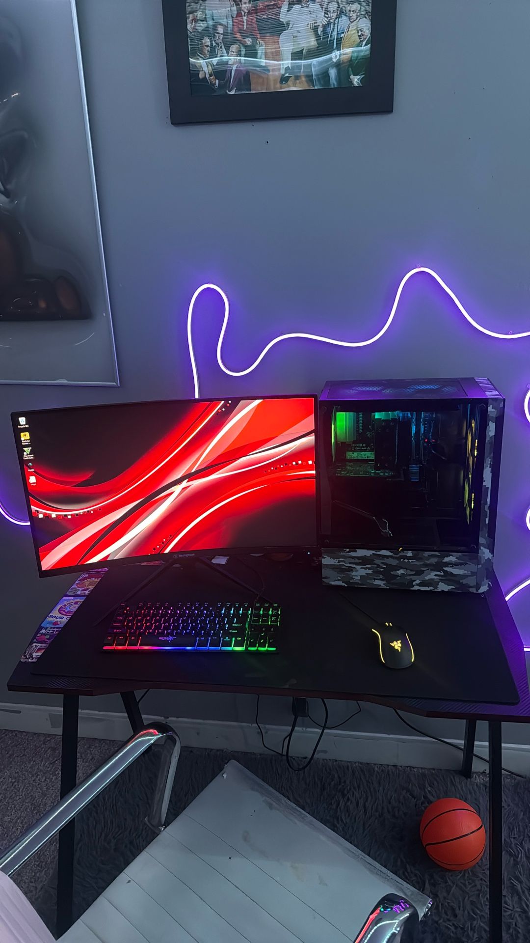 skytech gaming pc, And westinghouse 180htz monitor