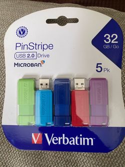 Verbatim Pinstripe 2.0  usb  32gb  NEW
