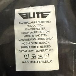 Elite Martial Arts Clothing 