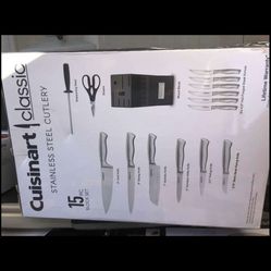 15-Piece Stainless Steel Hollow Handle Block Set