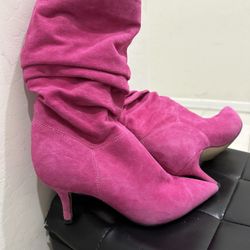 Nine West Pink Boots- Size 6.5
