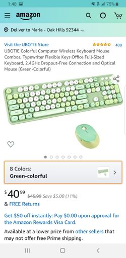 Wireless Keyboard with Mouse