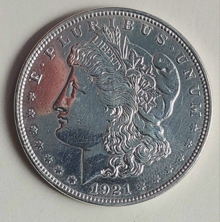 1921 D Morgan Silver Dollar DMPL