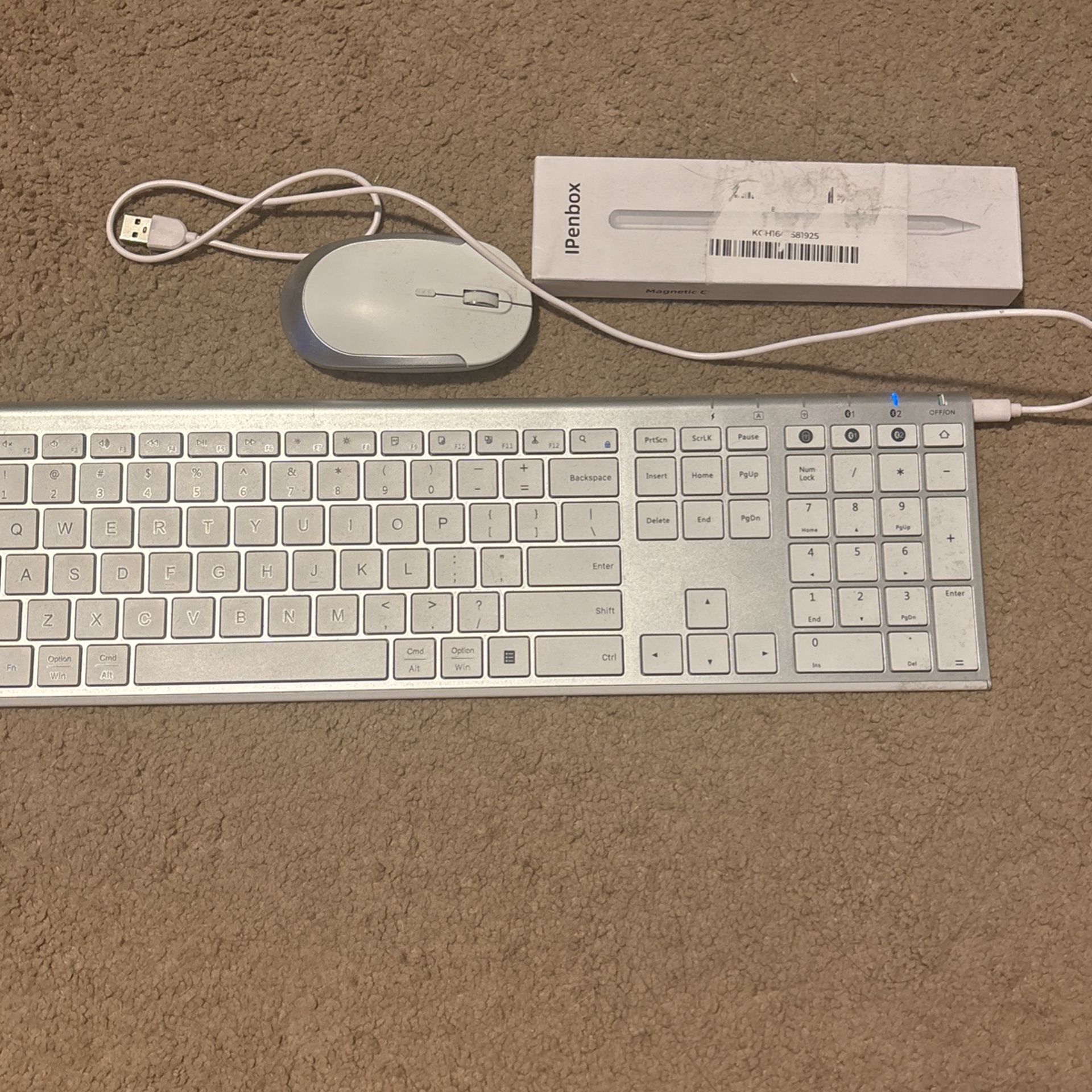 Wireless Keyboard, Mouse, And Pen