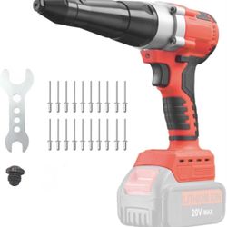 Cordless Rivet Gun for Milwaukee 18V – Brushless Electric Riveter (tool Only No Battery)
