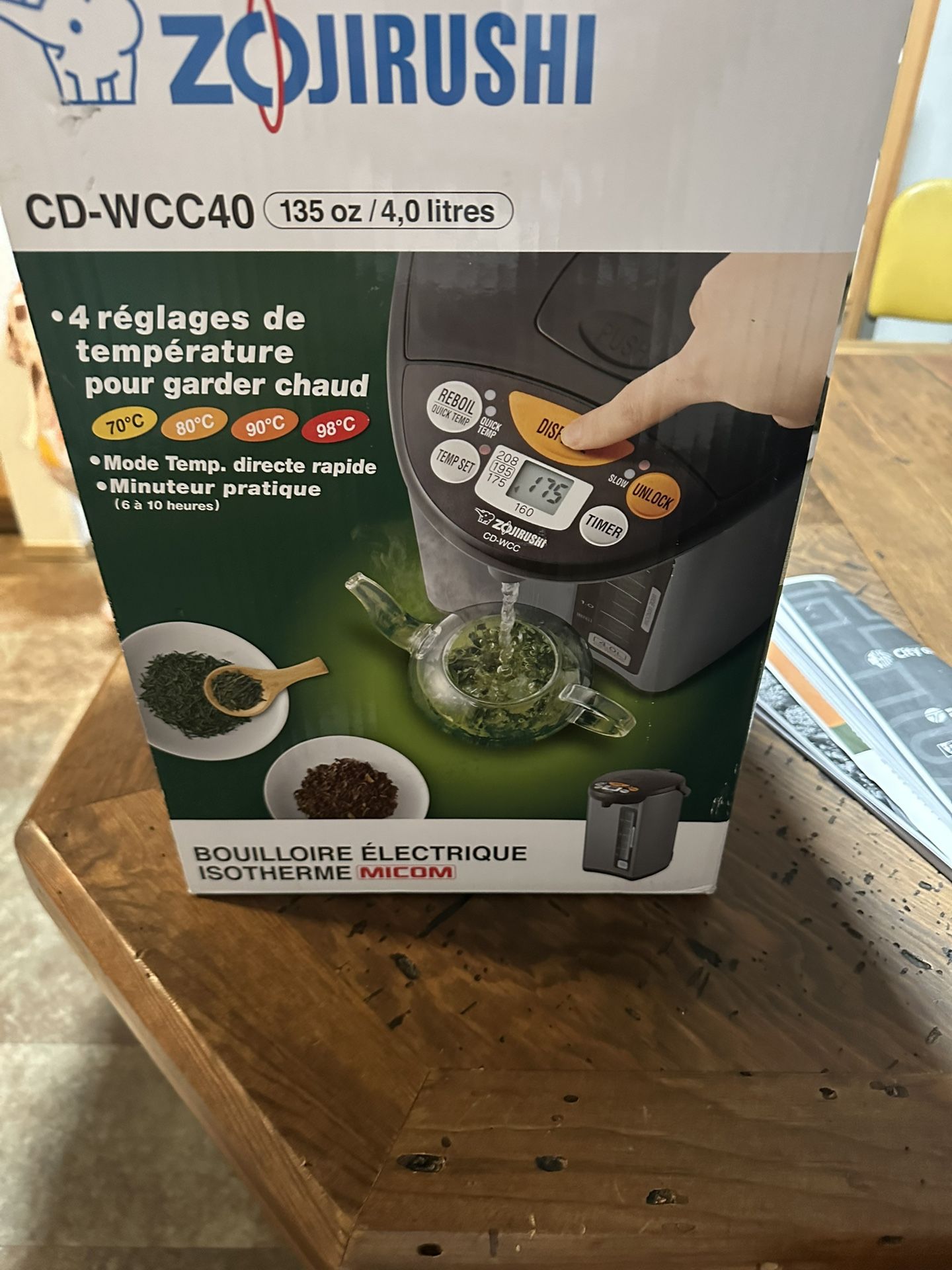 Zojirushi CD-WCC40 Micom Water Boiler and Warmer