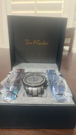 Joe rodeo diamond iced out watch