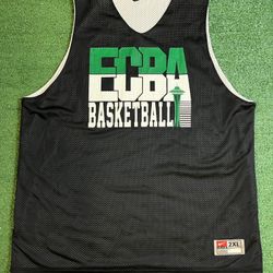 Vintage 2000s Nike ECBA Basketball reversible jersey