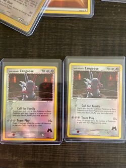Pokemon Team Magma's Zangoose Pokémon Cards 23/95 x2