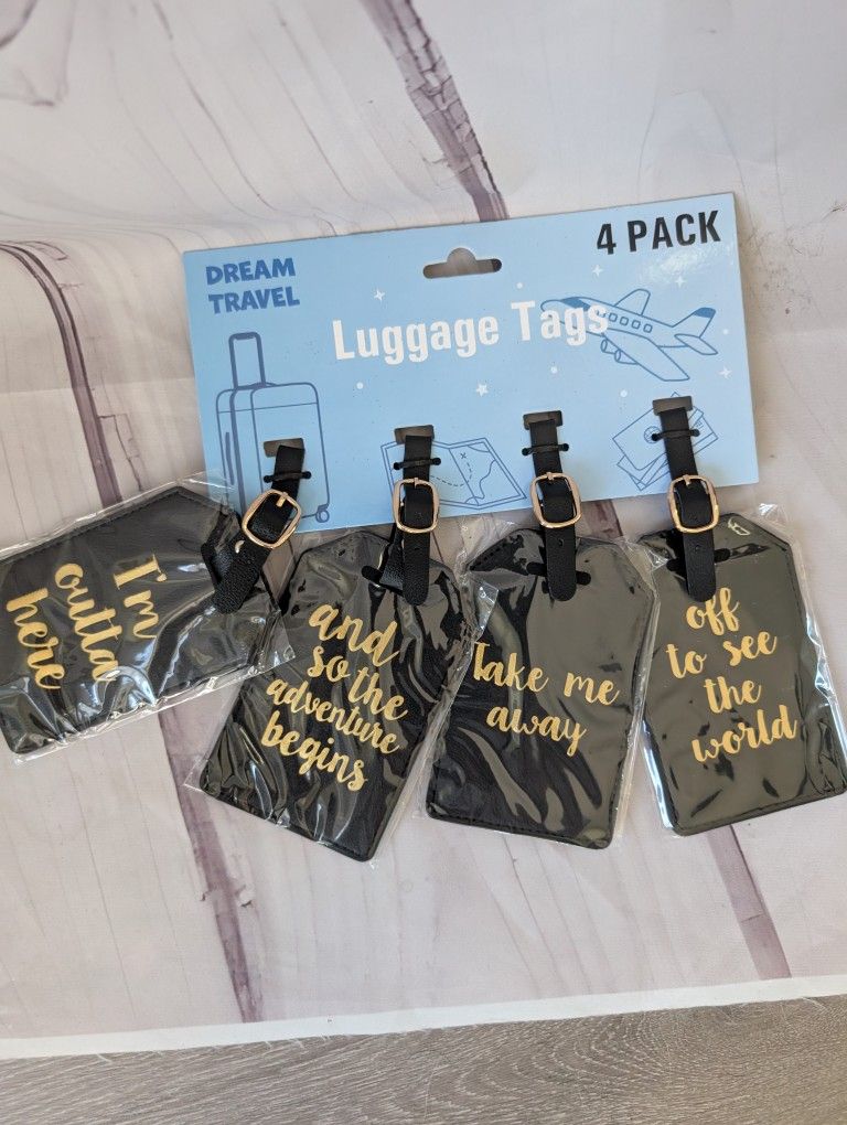 New Luggage Tags