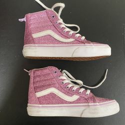 Pink Glitter Vans 