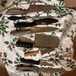 Kitchen Knives and Mixer Beaters Set, pick up in Temple city