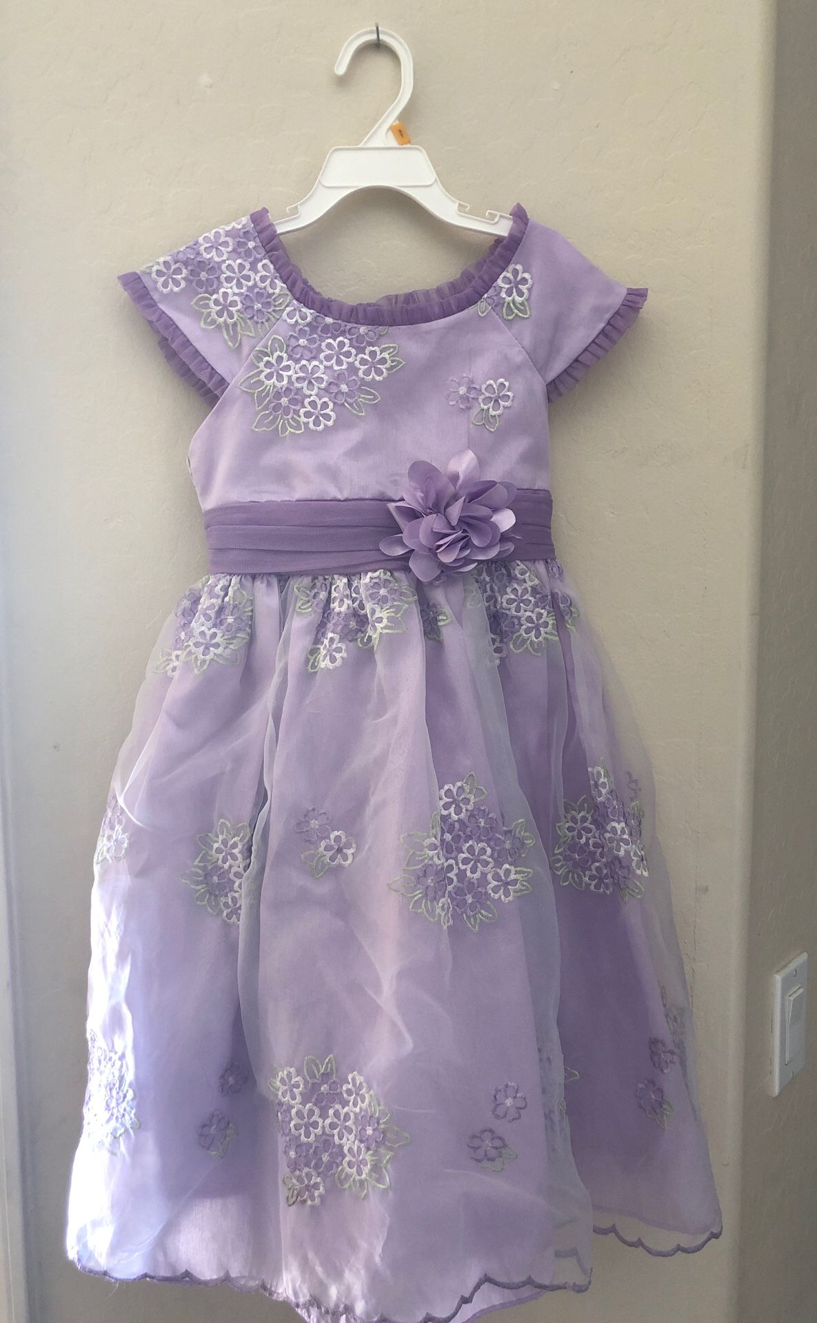 Girls purple Jona Michelle Easter/Spring dress size 7