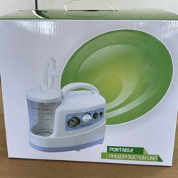 Portable Quiet Suction Unit Vacuum Phlegm Medical Emergency Aspirator 110V 60Hz 