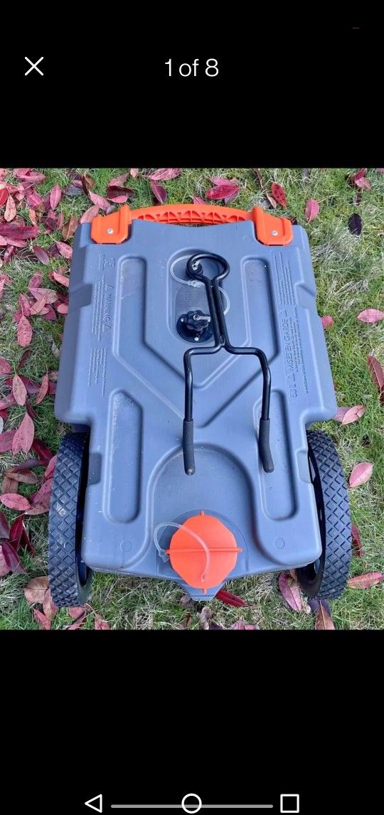 Rv XXL Waste Dolly/ Tote With Tow Behind Attachment