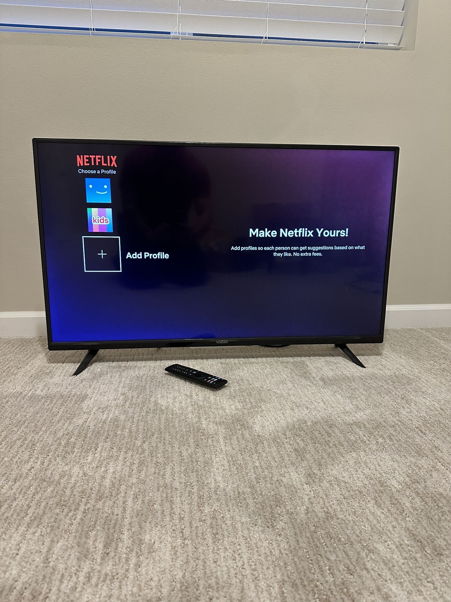 Vizio 43” 4K UHD LED HDR Smart TV