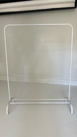 White Metal Clothing Rack