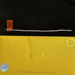7” Moissanite Bracelet (GRA Certified)